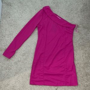 Fashion Nova One Shoulder Mini Dress (NWOT)